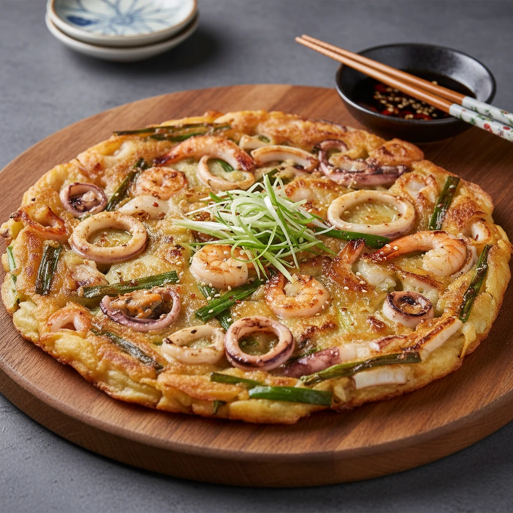 Seafood & Green Onion Pancake